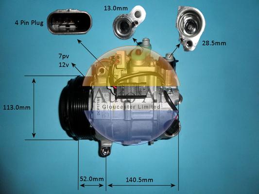 Auto Air Gloucester 14-1772 - Compresseur, climatisation cwaw.fr