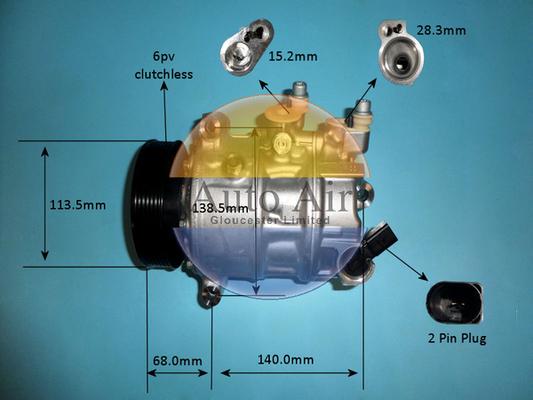 Auto Air Gloucester 14-8421 - Compresseur, climatisation cwaw.fr