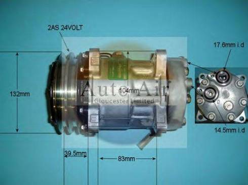 Auto Air Gloucester 14-8045 - Compresseur, climatisation cwaw.fr