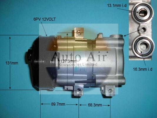 Auto Air Gloucester 14-8145 - Compresseur, climatisation cwaw.fr