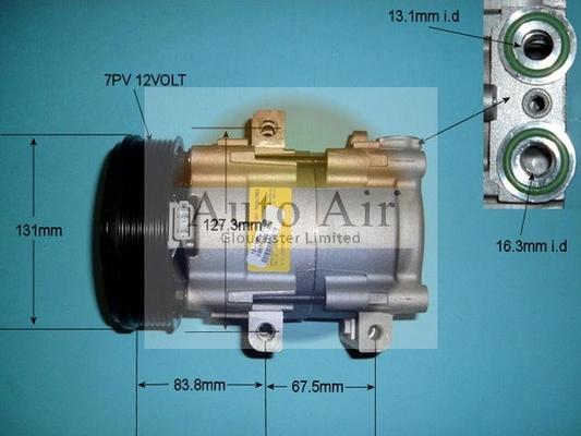 Auto Air Gloucester 14-8146 - Compresseur, climatisation cwaw.fr