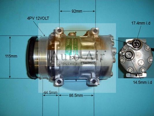 Auto Air Gloucester 14-8148 - Compresseur, climatisation cwaw.fr