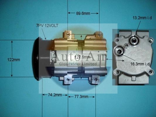 Auto Air Gloucester 14-8124 - Compresseur, climatisation cwaw.fr