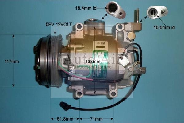 Auto Air Gloucester 14-3425 - Compresseur, climatisation cwaw.fr