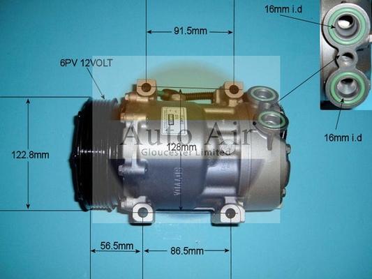 Auto Air Gloucester 14-3542R - Compresseur, climatisation cwaw.fr