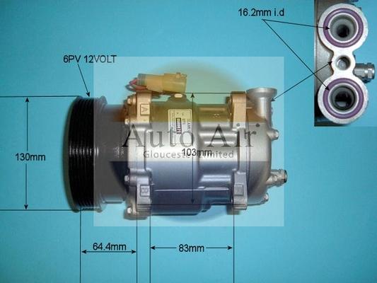 Auto Air Gloucester 14-3518R - Compresseur, climatisation cwaw.fr