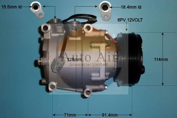 Auto Air Gloucester 14-3571P - Compresseur, climatisation cwaw.fr