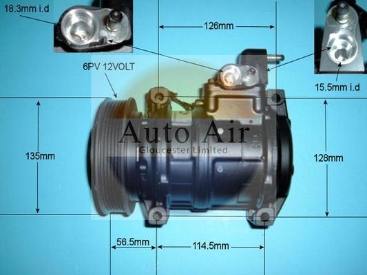 Auto Air Gloucester 14-3040R - Compresseur, climatisation cwaw.fr