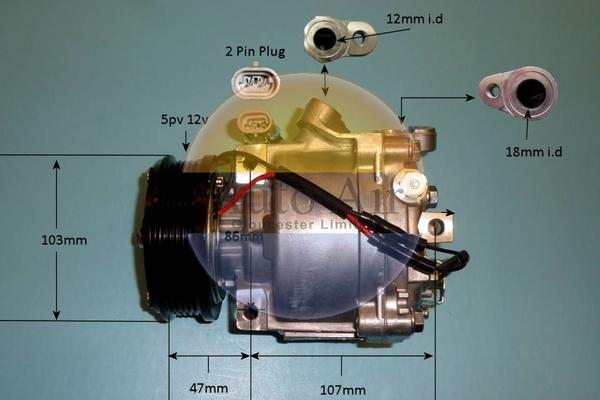 Auto Air Gloucester 14-2094P - Compresseur, climatisation cwaw.fr