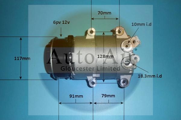 Auto Air Gloucester 14-2091P - Compresseur, climatisation cwaw.fr