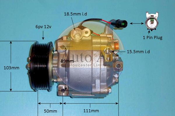 Auto Air Gloucester 14-2093P - Compresseur, climatisation cwaw.fr