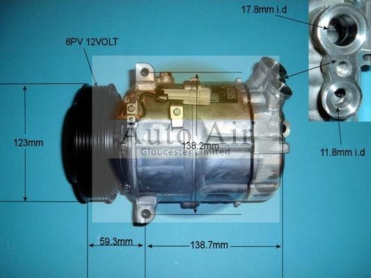 Auto Air Gloucester 14-2056 - Compresseur, climatisation cwaw.fr