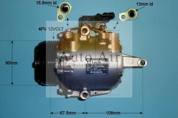 Auto Air Gloucester 14-2062 - Compresseur, climatisation cwaw.fr