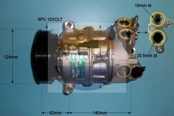 Auto Air Gloucester 14-2088 - Compresseur, climatisation cwaw.fr