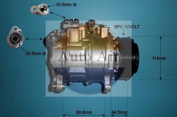 Auto Air Gloucester 14-2079 - Compresseur, climatisation cwaw.fr