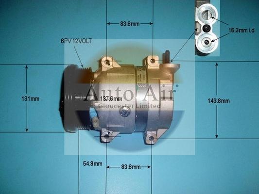 Auto Air Gloucester 14-2206 - Compresseur, climatisation cwaw.fr