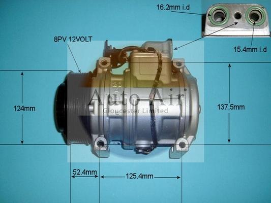 Auto Air Gloucester 14-7490R - Compresseur, climatisation cwaw.fr