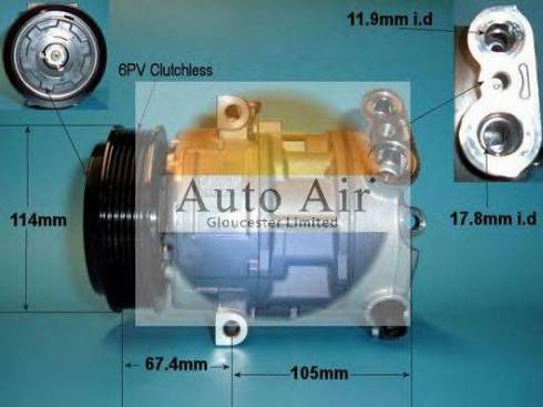 Auto Air Gloucester 14-7489 - Compresseur, climatisation cwaw.fr