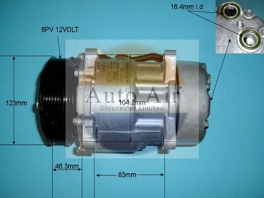 Auto Air Gloucester 14-7486P - Compresseur, climatisation cwaw.fr