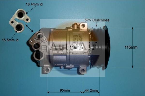 Auto Air Gloucester 14-7488P - Compresseur, climatisation cwaw.fr