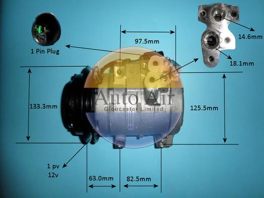 Auto Air Gloucester 14-7424P - Compresseur, climatisation cwaw.fr