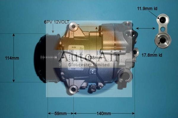 Auto Air Gloucester 14-7479 - Compresseur, climatisation cwaw.fr