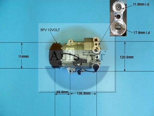 Auto Air Gloucester 14-7474 - Compresseur, climatisation cwaw.fr