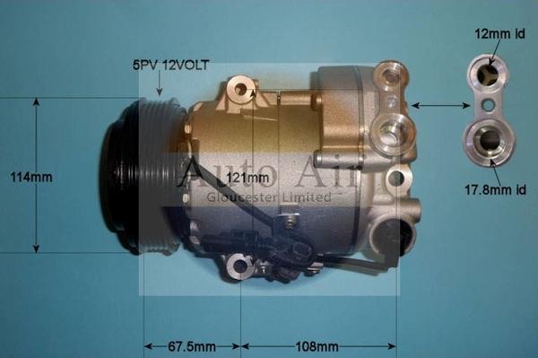 Auto Air Gloucester 14-7478P - Compresseur, climatisation cwaw.fr