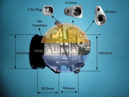 Auto Air Gloucester 14-7472P - Compresseur, climatisation cwaw.fr