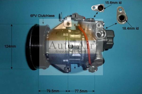 Auto Air Gloucester 14-7472 - Compresseur, climatisation cwaw.fr