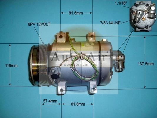 Auto Air Gloucester 14-7589 - Compresseur, climatisation cwaw.fr