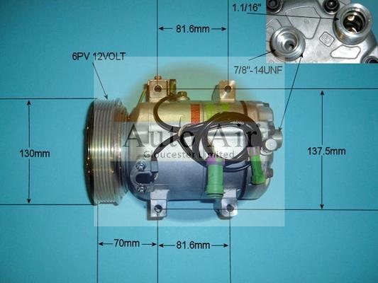 Auto Air Gloucester 14-7584 - Compresseur, climatisation cwaw.fr