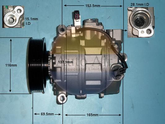 Auto Air Gloucester 14-7005P - Compresseur, climatisation cwaw.fr