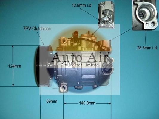 Auto Air Gloucester 14-7006 - Compresseur, climatisation cwaw.fr