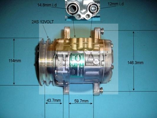 Auto Air Gloucester 14-7170 - Compresseur, climatisation cwaw.fr