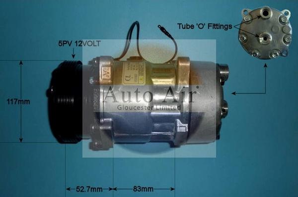 Auto Air Gloucester 14-7882P - Compresseur, climatisation cwaw.fr