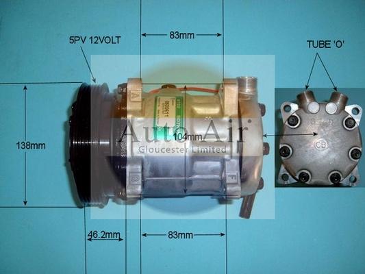 Auto Air Gloucester 14-7837 - Compresseur, climatisation cwaw.fr