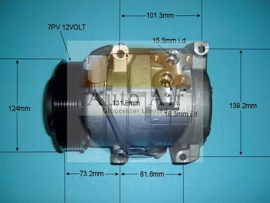 Auto Air Gloucester 14-7306 - Compresseur, climatisation cwaw.fr