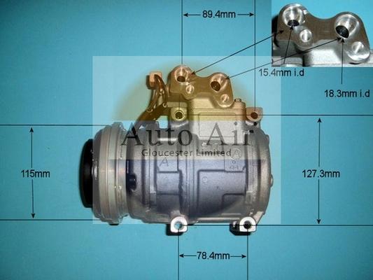 Auto Air Gloucester 14-7704 - Compresseur, climatisation cwaw.fr