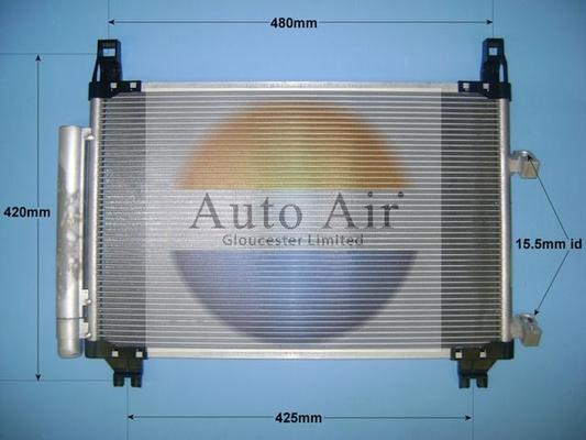 Auto Air Gloucester 16-9934 - Condensateur, climatisation cwaw.fr