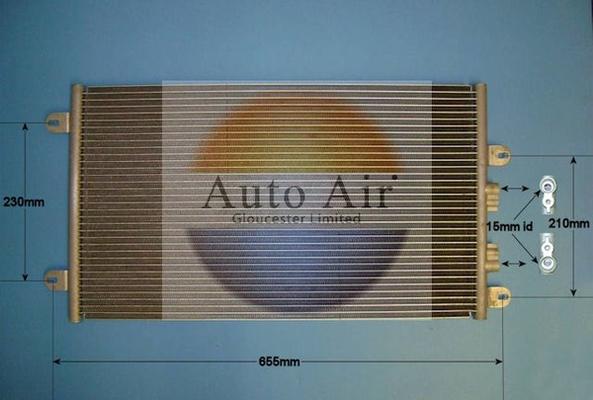 Auto Air Gloucester 16-9735 - Condensateur, climatisation cwaw.fr