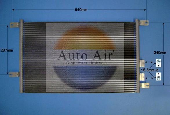 Auto Air Gloucester 16-9736 - Condensateur, climatisation cwaw.fr