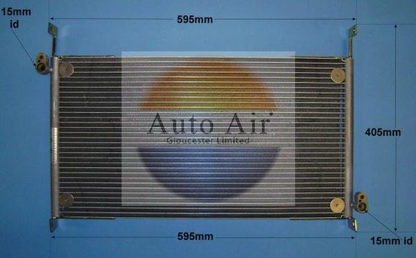 Auto Air Gloucester 16-9774 - Condensateur, climatisation cwaw.fr