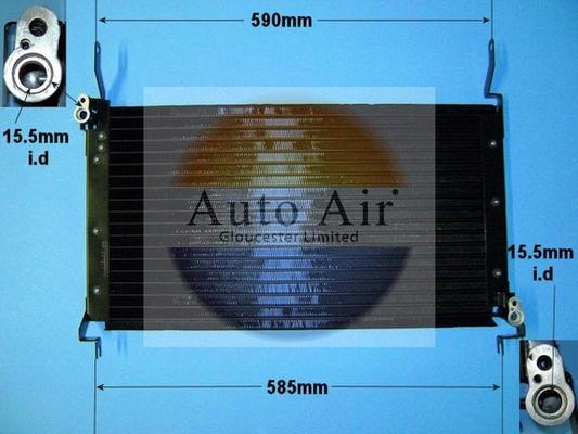 Auto Air Gloucester 16-9770 - Condensateur, climatisation cwaw.fr