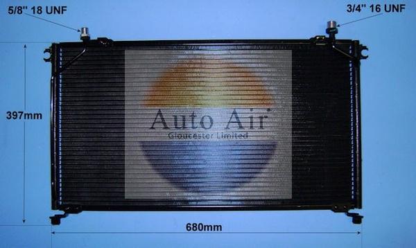 Auto Air Gloucester 16-6202 - Condensateur, climatisation cwaw.fr