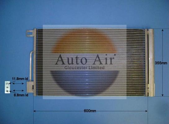 Auto Air Gloucester 16-1067 - Condensateur, climatisation cwaw.fr