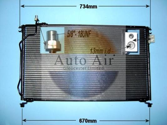 Auto Air Gloucester 16-1237 - Condensateur, climatisation cwaw.fr