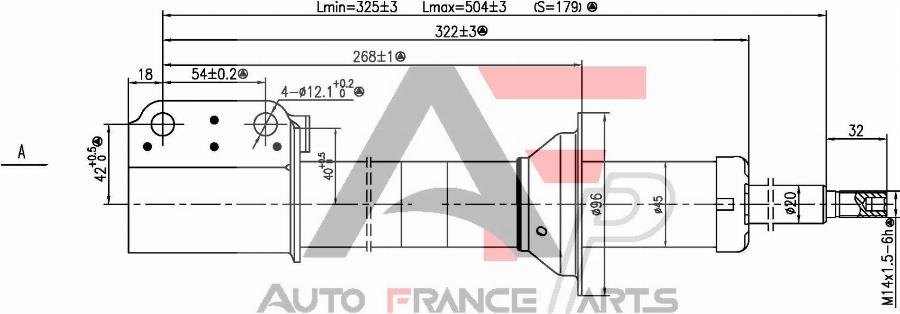 AUTO FRANCE PARTS 15-1032C - Amortisseur cwaw.fr