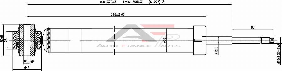 AUTO FRANCE PARTS 15-2044C - Amortisseur cwaw.fr