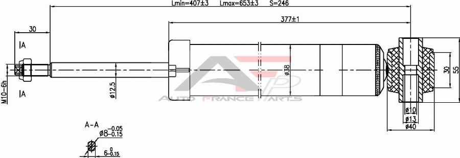 AUTO FRANCE PARTS 15-2066C - Amortisseur cwaw.fr